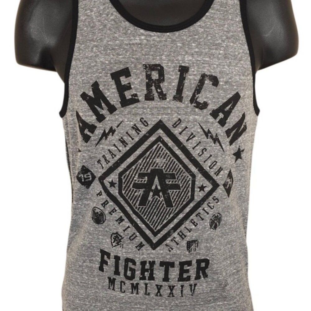 American Fighter Tank Top Mens Size XS Gray MMA Mixed Martial Arts